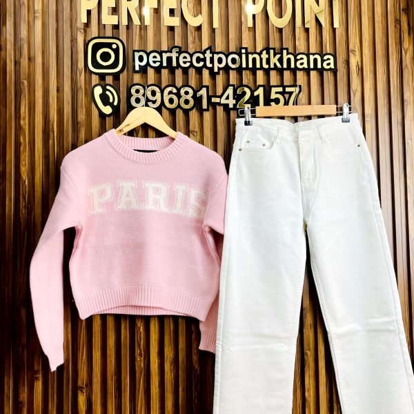 Paris Top With Jeans