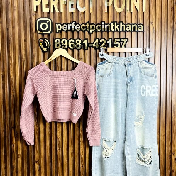 Square Neck Top With Jeans