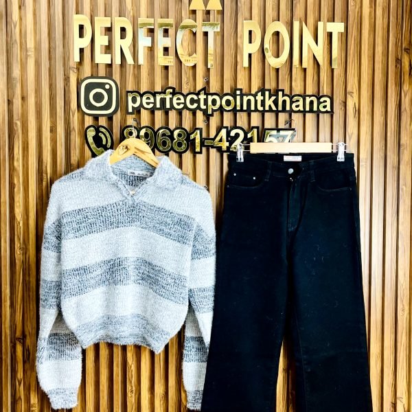 Lining Kollar Tops With Jeans