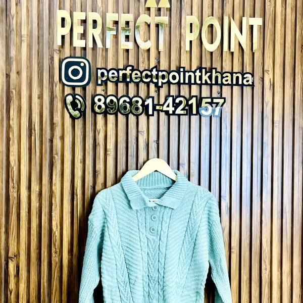 Three Button Wool Top
