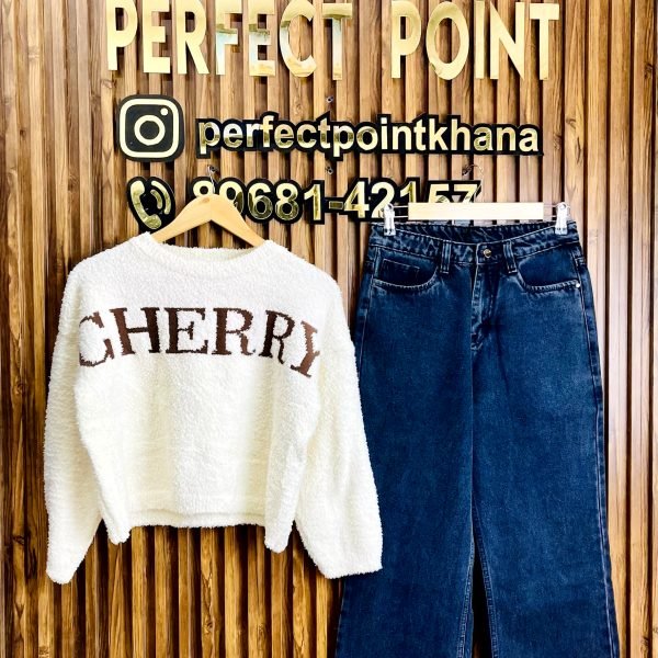 Cherry Top With Jeans