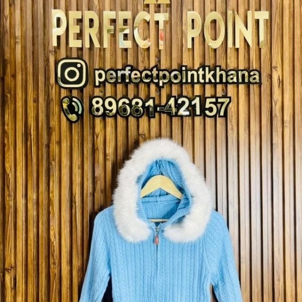 Funky Netted Hoody Tops