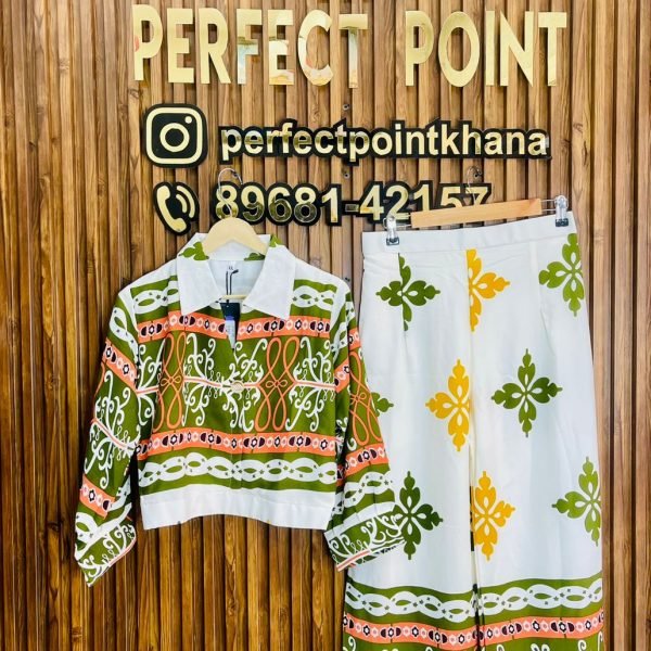 Printed Cordsets – Straight Bottom with Short Shirts