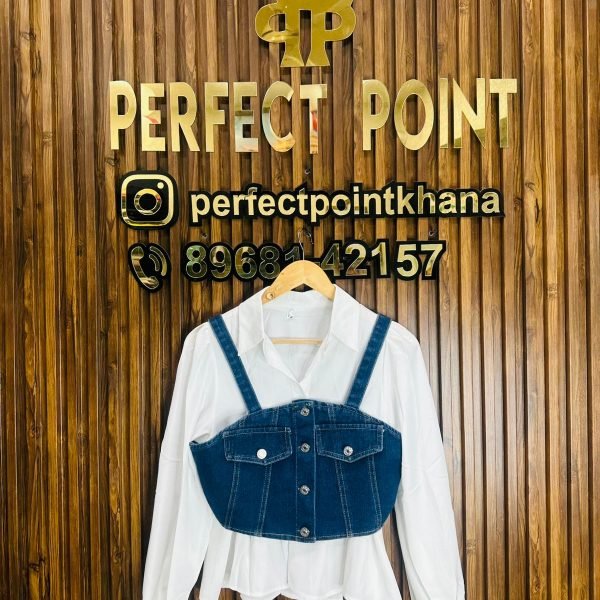 Denim Top With Two Piece – Stylish & Trendy